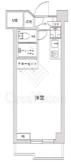 三越ゼームス坂マンション　231号室　間取り