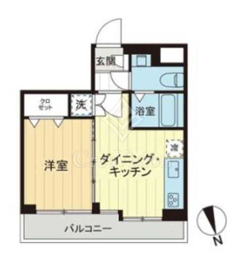 自由ヶ丘第3マンション　702号室　間取り
