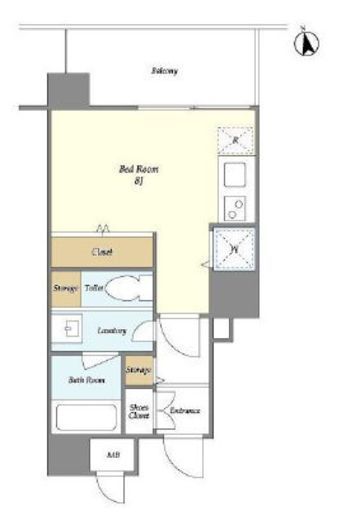 エルスタンザ白金台　202号室　間取り