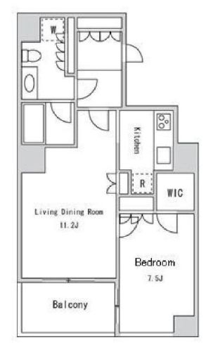 LaSante一番町　202号室　間取り