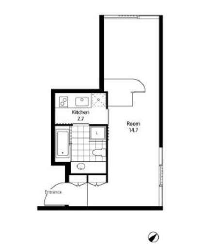 PATH　304号室　間取り