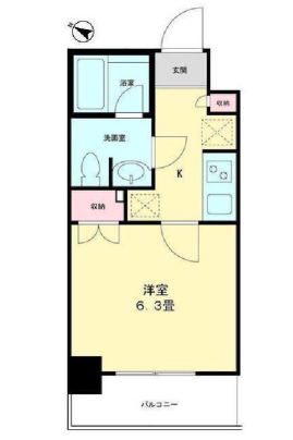ステラメゾン学芸大学　313号室　間取り