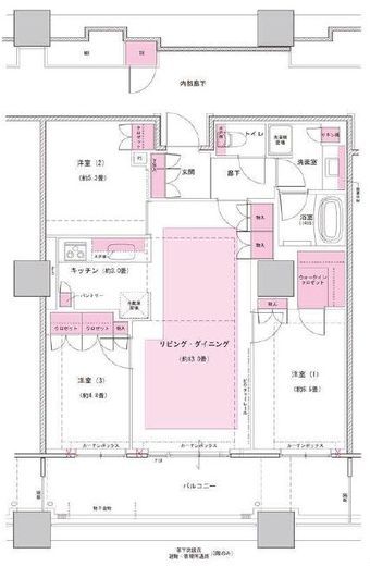 ブリリア有明スカイタワー　1012号室　間取り