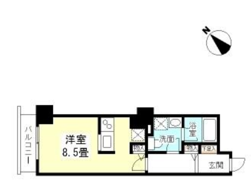 TKフラッツ渋谷　212号室　間取り
