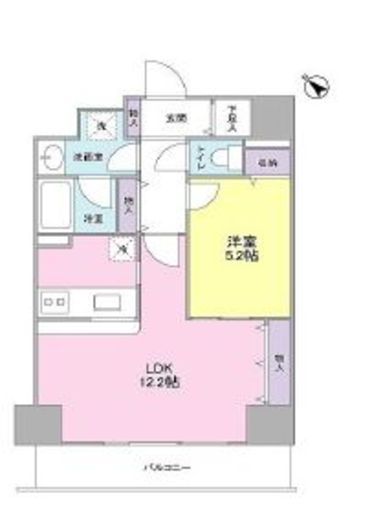 TKフラッツ渋谷　105号室　間取り