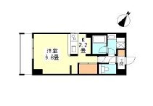 TKフラッツ渋谷　402号室　間取り