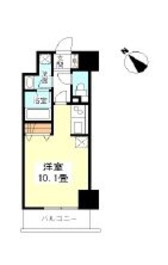 TKフラッツ渋谷　604号室　間取り