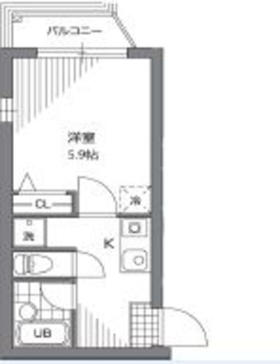 プライムアーバン目黒リバーサイド　201号室　間取り