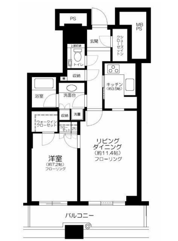 THE TOKYO TOWERS SEA TOWER　6F号室　間取り