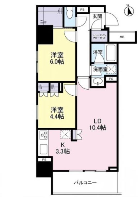 スタイリオ品川中延　1208号室　間取り