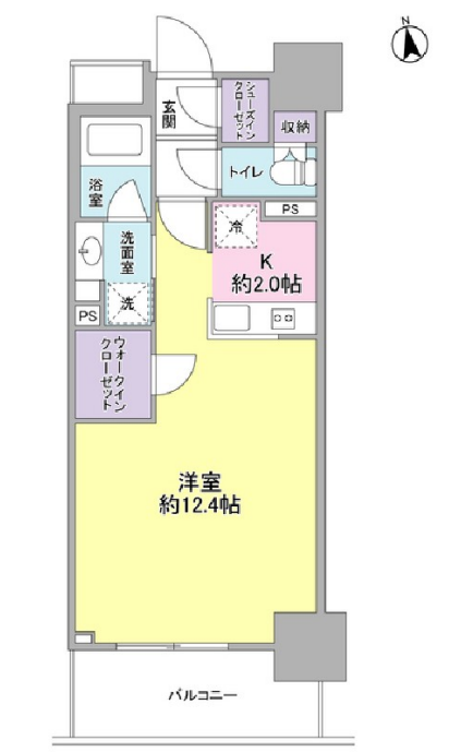 スタイリオ品川中延　1303号室　間取り