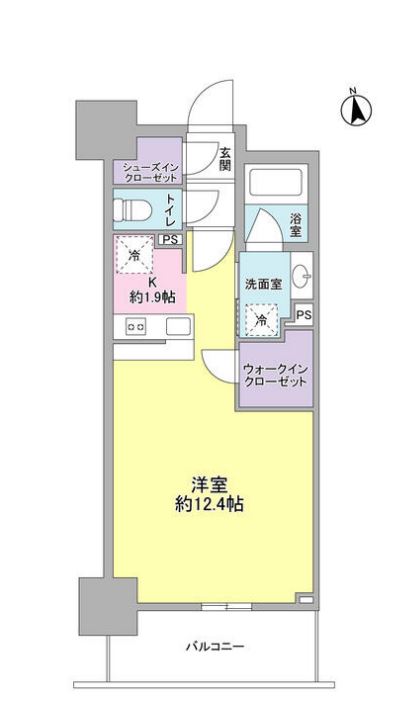 スタイリオ品川中延　1204号室　間取り