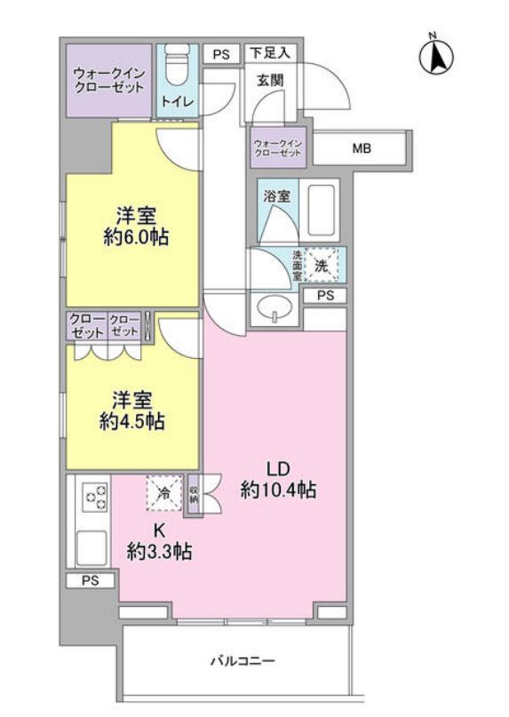 スタイリオ品川中延　1308号室　間取り
