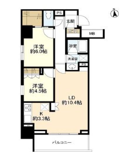 スタイリオ品川中延　808号室　間取り