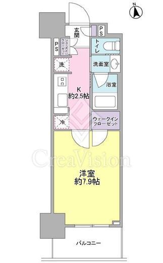 スタイリオ品川中延　1206号室　間取り