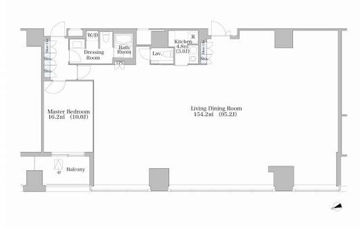 ラ・トゥール新宿　604号室　間取り