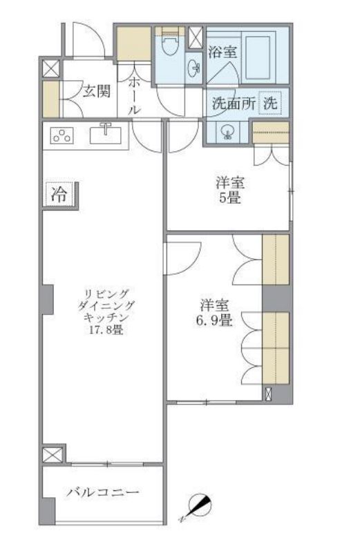 KDXレジデンス西原　202号室　間取り