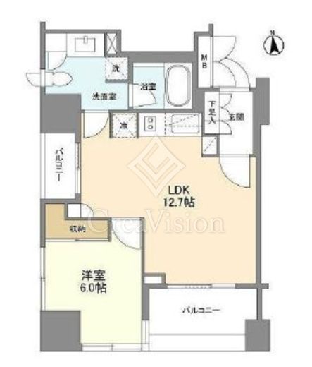 LaSante麻布十番　203号室　間取り