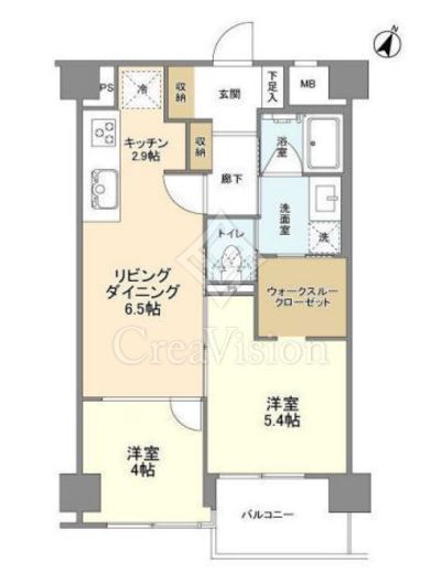 ＰＡＴＨ仲六郷　501号室　間取り