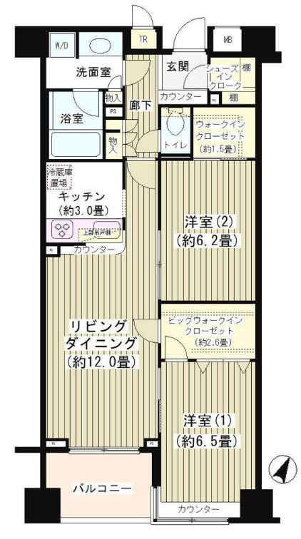 KDXレジデンス日本橋水天宮　304号室　間取り