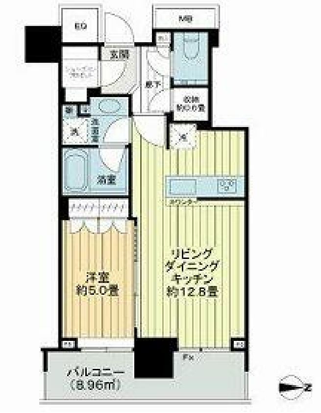 ザ・パークハウス晴海タワーズ　クロノレジデンス　29F号室　間取り