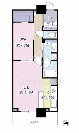 ベイクレストタワー　505号室　間取り