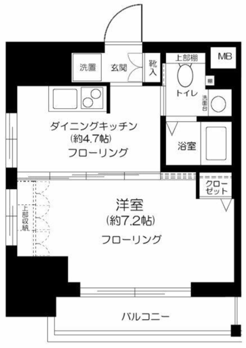 エステムプラザ飯田橋タワーレジデンス　601号室　間取り