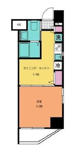 エステムプラザ飯田橋タワーレジデンス　905号室　間取り