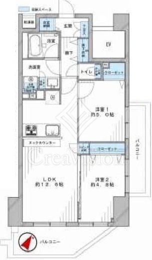 ディアハート小竹向原　201号室　間取り