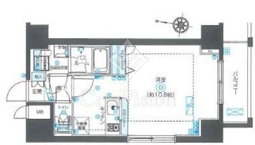 ZOOM椎名町駅前　609号室　間取り