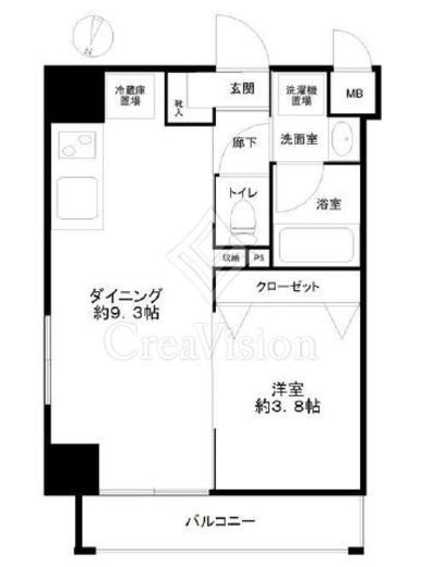 ZOOM椎名町駅前　801号室　間取り