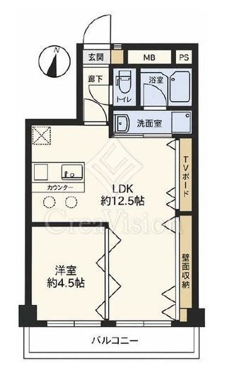 朝日関口マンション　902号室　間取り