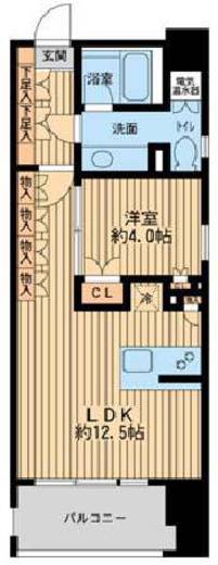 ニューシティアパートメンツ芝公園　605号室　間取り