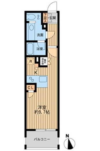 ニューシティアパートメンツ芝公園　802号室　間取り