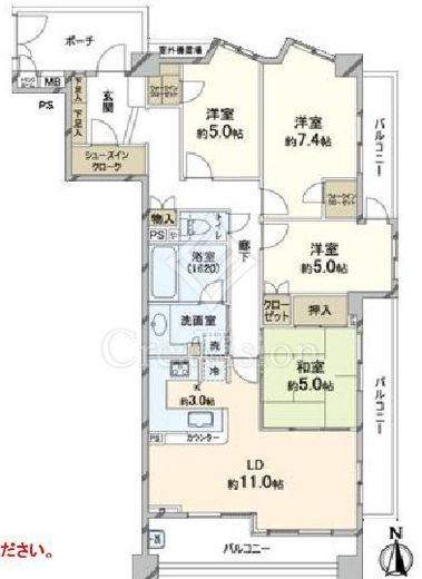 ラヴィドール武蔵境　305号室　間取り