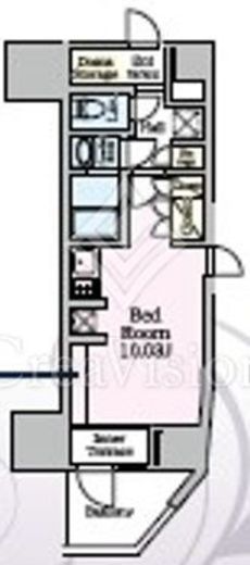 リビオメゾン東陽町Hutte　403号室　間取り