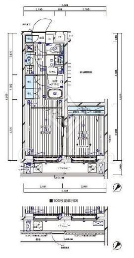 メインステージ武蔵中原ベーシス　206号室　間取り