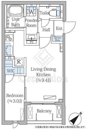 ＭＯＣＸＩＯＮ渋谷西原　103号室　間取り