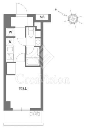 ソラステージ横浜白楽　210号室　間取り
