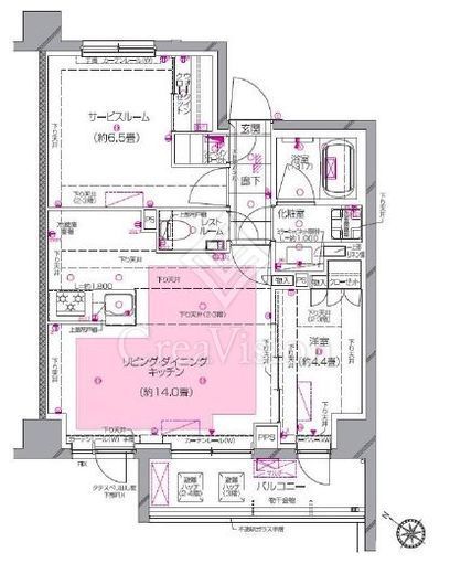 ディアナコート永福町　302号室　間取り