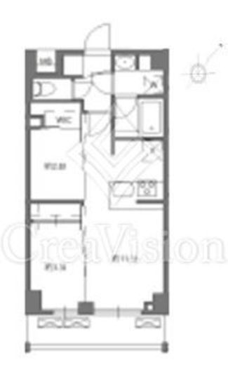 ジニア西馬込アジールコート　405号室　間取り