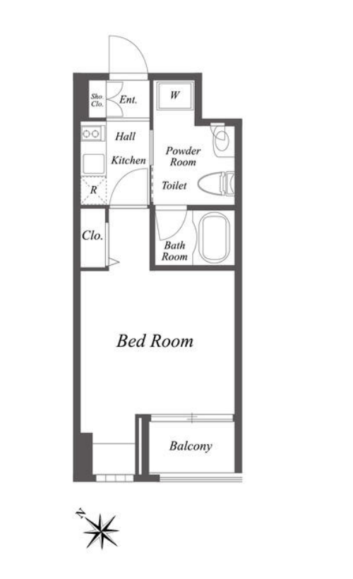 ニューシティアパートメンツ新川２　503号室　間取り