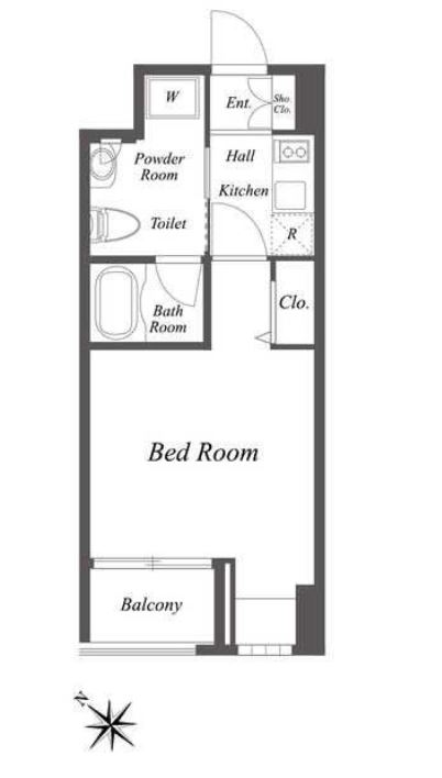 ニューシティアパートメンツ新川２　304号室　間取り