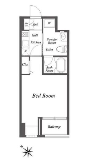 ニューシティアパートメンツ新川2　503号室　間取り