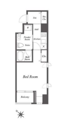 ニューシティアパートメンツ新川2　604号室　間取り