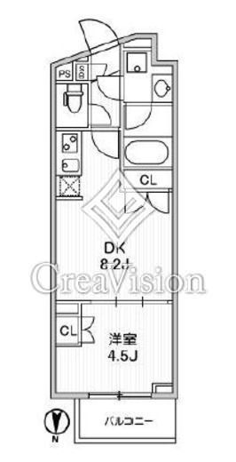 LIME RESIDENCE SHINAGAWA EAST　106号室　間取り