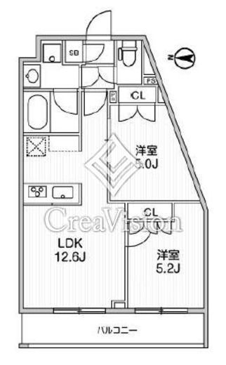 LIME RESIDENCE SHINAGAWA EAST　205号室　間取り