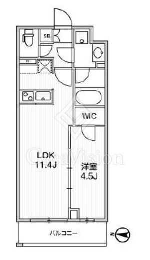LIME RESIDENCE SHINAGAWA EAST　302号室　間取り