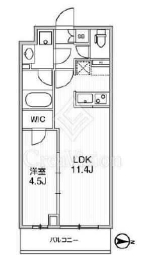 LIME RESIDENCE SHINAGAWA EAST　311号室　間取り