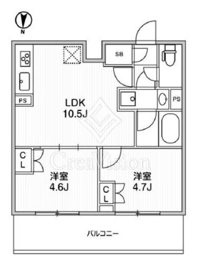 LIME RESIDENCE SHINAGAWA EAST　504号室　間取り